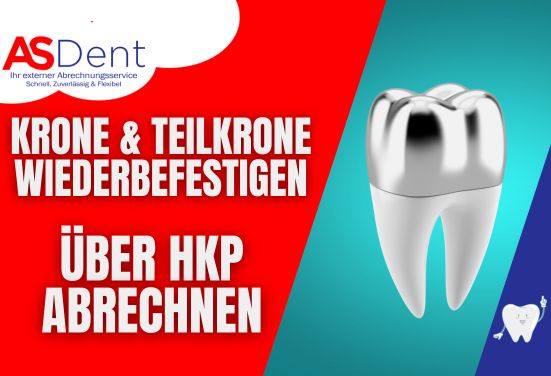 Krone und Teilkrone Wiederbefestigen